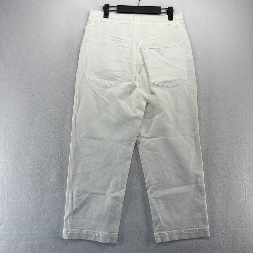 Madewell Jeans Women's 29 White The Perfect Vintage Wide Leg Denim Cotton NEW - Picture 8 of 11